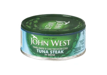 Tunzivs steiks savā sulā JOHN WEST 160g