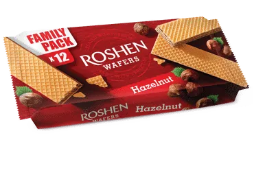 Vafeles ROSHEN ar riekstu kr. pild. 216g