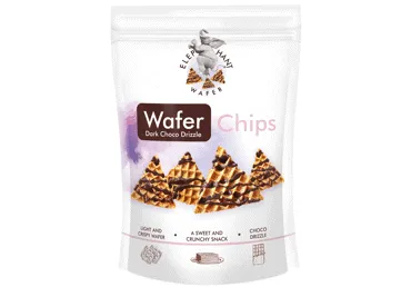 Vafeļu čipsi ar šokolādes glazūru 70g  