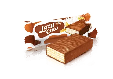 Vafeļu konfektes ROSHEN LAZY COW sver.
