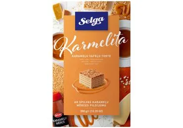 Vafeļu torte KARMELITA 350g