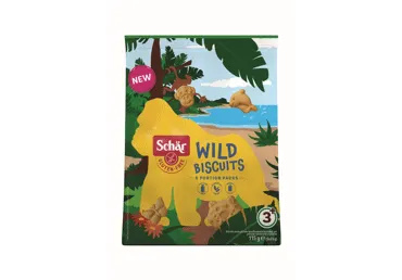 Vaniļas cepumi Wild SCHAR b/g 115g