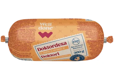 Vārīta Doktordesa ar sieru WELL DONE 300g