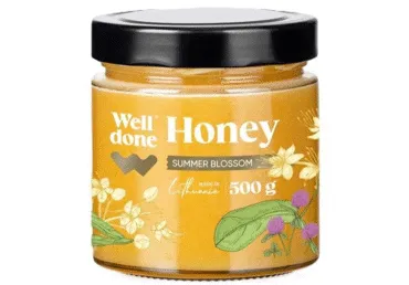 Vasaras ziedu medus WELL DONE 500g