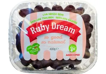 Vīnogas sarkanās bez kauliņiem RUBY DREAM 400g