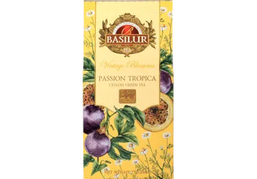 Zaļā tēja BASILUR Passion Tropica 75g