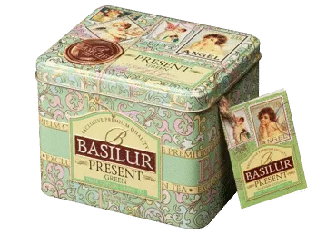 Zaļā tēja BASILUR PRESENT GREEN 100g