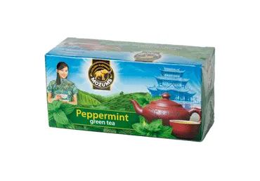 Zaļā tēja MOŽUMS PIPARMĒTRU 20x1,5g