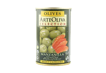 Zaļās olīvas ar lasi ARTEOLIVA 300g