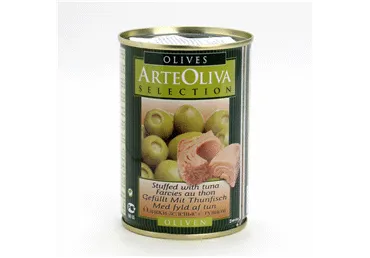 Zaļās olīvas ar tunci ARTEOLIVA 300g