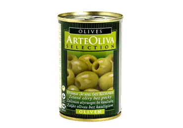 Zaļās olīvas bez kaul. ARTE OLIVA 300g