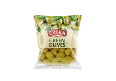Zaļās olīvas bez kauliņ. EXTRA LINE 180g