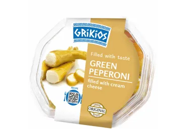 Zaļie pipari ar svaigā siera pildījumu 200/150g