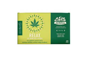 Zāļu tēja HERBITUM Relax 20x1,5g