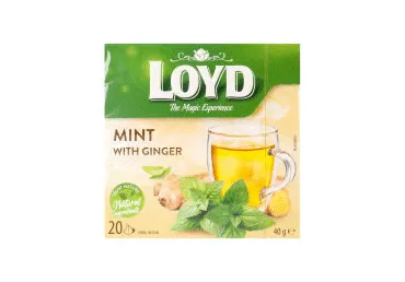 Zāļu tēja LOYD piparmētru un ingv. 20x2g