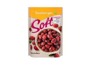 Žāvētas dzērvenes SEEBERGER SOFT 125g