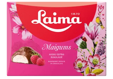 Zefīrs LAIMA MAIGUMS AVEŅU šokolādē 185g