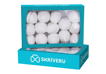 Zefīrs SKRĪVERU ar vaniļas garšu 800g