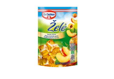Želeja ar persiku garšu DR.OETKER 72g