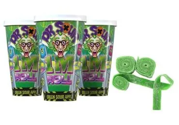 Želejas konfekte Dr.Sour 1M Roll FELKO 90g