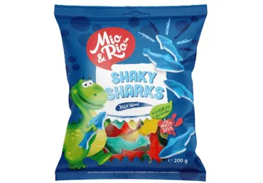 Želejas konfektes Sharks 200g