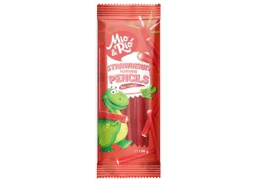 Želejas konfektes Strawberry Pencils 150g