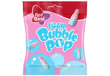 Želejas konf.RED BAND BUBBLE POP 100g