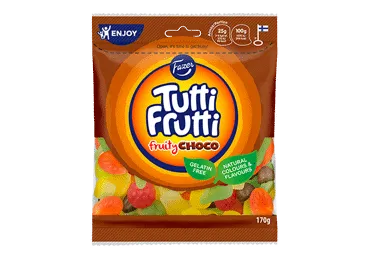Žel.konf.Tutti Frutti choco FAZER 170g