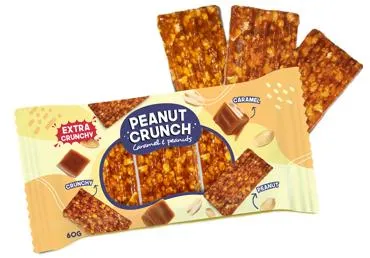 Zemesriekstu batoniņi Peanut Crunch 60g