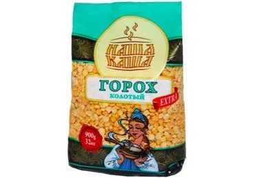 Zirņi dzeltenie šķelti NAŠA KAŠA 900g