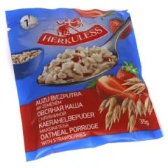 Auzu pārslu biezp.Herkuless zemeņu 35g