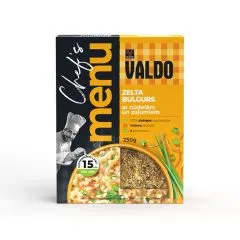 Bulgurs zelta Valdo CHEF'S ar nūdelēm un zaļum. 250g