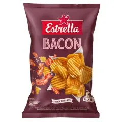 Čipsi Estrella ar bekona garšu 130g