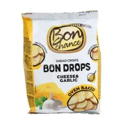 Čipsi maizes Bon Drops siera, ķiploku 70g