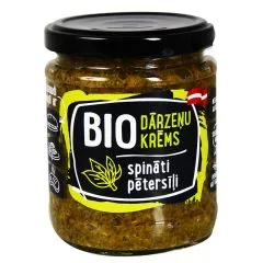 Dārzeņu krēms Rūdolfs Bio spināti, pētersīļi 235g