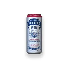 Dzēriens Freitag džina, greipfrūtu garšu 0% 0.5l ar depoz.