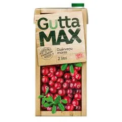 Dzēriens Gutta Max dzērveņu 2L