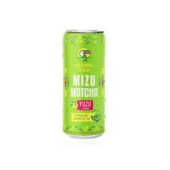 Dzēriens Mača tēja Mizu Yuzu garša gāzēts 330ml ar depoz.