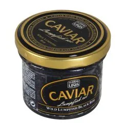 Ikri savvaļas zaķzivs, melni 100g