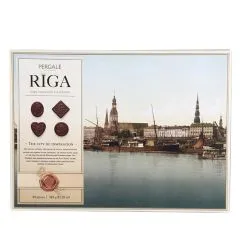Konfektes Pergale Izlase Riga ar tumšo šokolādi 348g