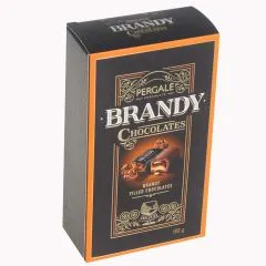 Konfektes Pergale šokolādes ar brendiju 190g