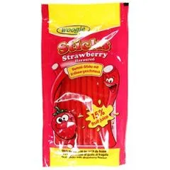 Konfektes Woogie zemeņu ar pild.85g