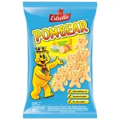 Kraukšķīga uzkoda Estrella Pom-Bear skābā krējuma 65g