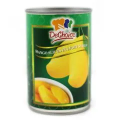 Mango daiviņas Dechoice sīrupā 230g