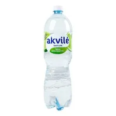 Minerālūdens Akvile laima aromātu, viegli gāz., 1.5l ar depo