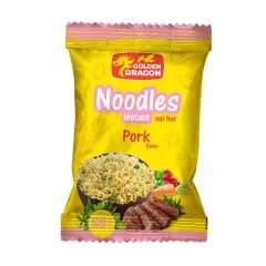 Nūdeles ātr. pag. Golden Dragon cūkgaļu 55g