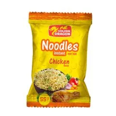 Nūdeles ātr. pag. Golden Dragon vistas 55g