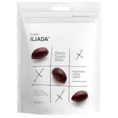 Olīvas Kalamata bez kauliņiem 120g Iliada