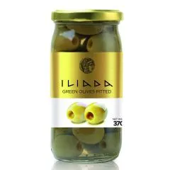 Olīvas zaļās bez kauliņiem 370g/190g
