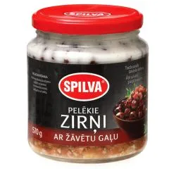 Pelēkie zirņi ar žāvētu gaļu 570g